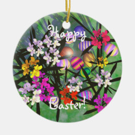 Adorno De Cerámica Huevo de Pascua