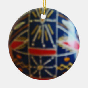 Adorno De Cerámica Huevo pintado Rd 2