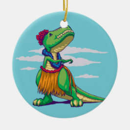 Adorno De Cerámica Hula Rex