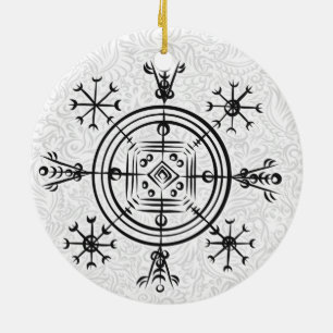 Adorno De Cerámica Hulinhjálmur - Norse Sigil la invisibilidad
