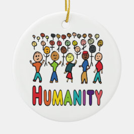 Adorno De Cerámica Humanidad