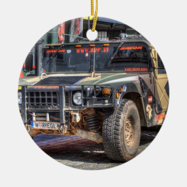 Adorno De Cerámica Hummer H1 (Frente)