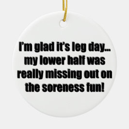 Adorno De Cerámica Humor de fitness Divertido entrenamiento