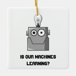 Adorno De Cerámica Humor de tecnología de aprendizaje automático