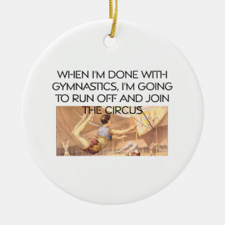Adorno De Cerámica Humor SUPERIOR de la gimnasia