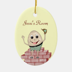 Adorno De Cerámica Humpty Dumpty (suspensión de puerta)