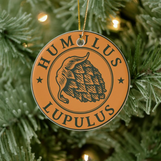 Adorno De Cerámica Humulus lupulus hop para cerveza artesanal (Árbol)