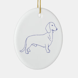 Adorno De Cerámica Hunderasse Dackel