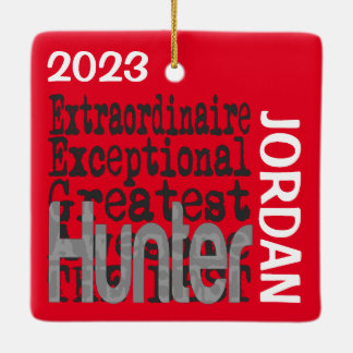 Adorno De Cerámica Hunter Extraordinaire PERSONALIZADO