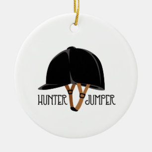 Adorno De Cerámica Hunter Jumper