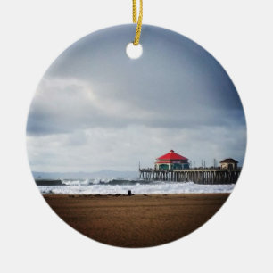 Adorno De Cerámica Huntington Beach Pier, CA