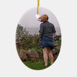 Adorno De Cerámica Huracán Irene en Navidad 2011