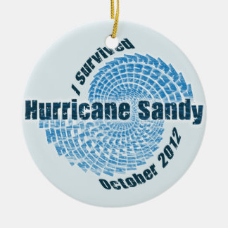 Adorno De Cerámica Huracán Sandy