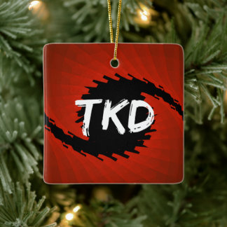Adorno De Cerámica Huracán TKD de artes marciales