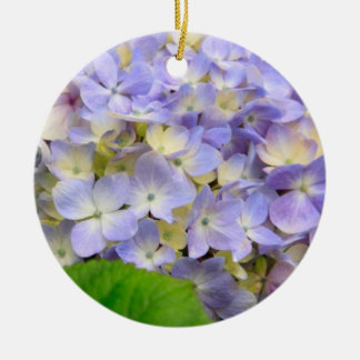 Adorno De Cerámica Hydrangea azul