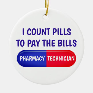 Adorno De Cerámica I Count Pills to Pay the Bills