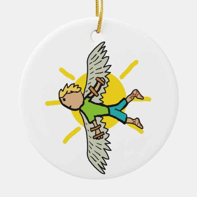 Adorno De Cerámica Icarus (Frente)