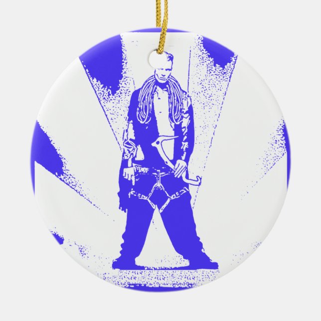 Adorno De Cerámica Ice Climb Baby (Frente)