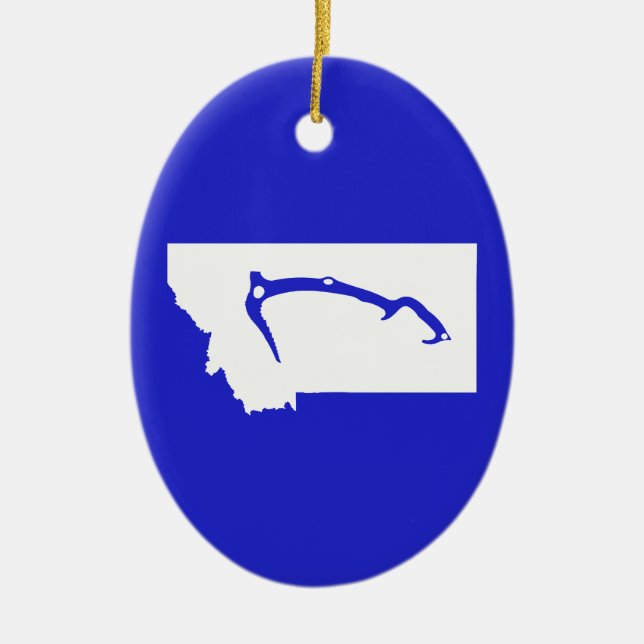 Adorno De Cerámica Ice Climb Montana (Frente)