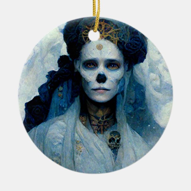 Adorno De Cerámica Ice Witch 4 Fantasy Sci-Fi (Frente)