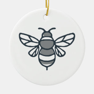 Adorno De Cerámica Icono de la abeja del abejorro