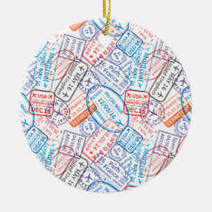 Adorno De Cerámica Icono de viaje