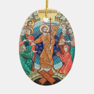 Adorno De Cerámica Icono ruso del mosaico