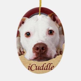Adorno De Cerámica iCuddle Pitbull