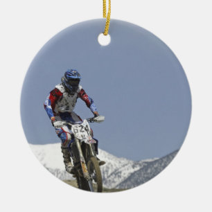 Adorno De Cerámica Idaho, Carreras de Motocross, Carreras de Motocicl