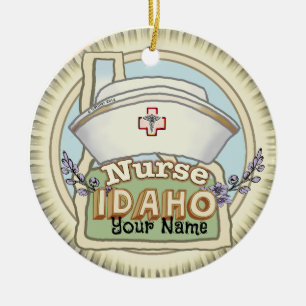 Adorno De Cerámica Idaho Nurse