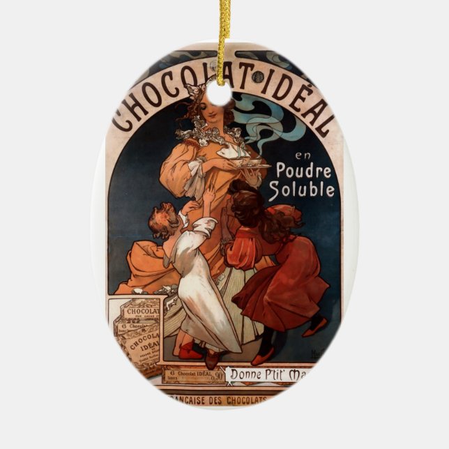 Adorno De Cerámica Ideal de chocolate (Frente)