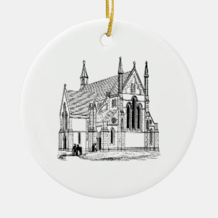 Adorno De Cerámica Iglesia