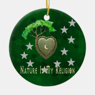 Adorno De Cerámica Iglesia de la naturaleza