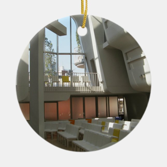 Adorno De Cerámica Iglesia protestante de Harajuku, Tokio, Japón (Frente)