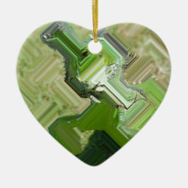 Adorno De Cerámica Iguana verde