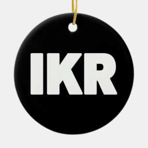 Adorno De Cerámica IKR   Abreviatura de texto