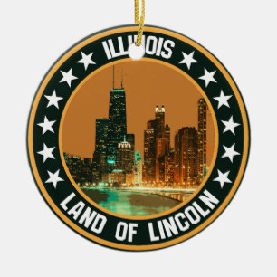 Adorno De Cerámica Illinois
