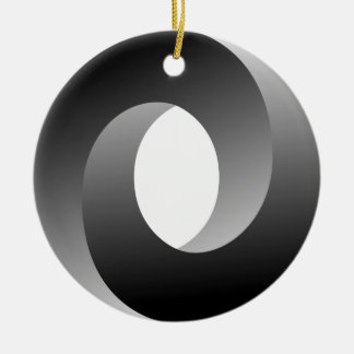 Adorno De Cerámica Ilusión óptica del círculo imposible