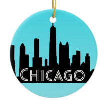 Ilustracion aéreo de Chicago