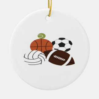 Adorno De Cerámica ilustracion de baloncesto deportivo