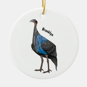 Adorno De Cerámica Ilustracion de personalizado de aves silvestres