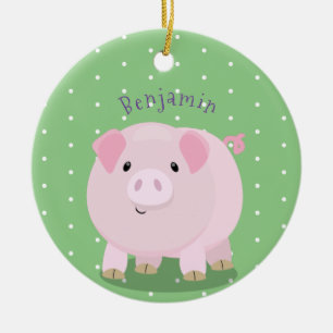 Adorno De Cerámica Ilustracion de personalizado de costillar de cacer