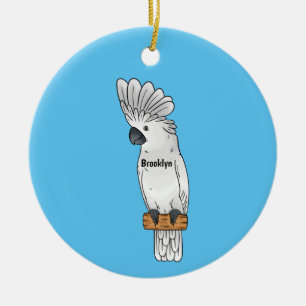 Adorno De Cerámica Ilustracion de personalizado de pájaro de paraguas