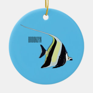 Adorno De Cerámica Ilustracion de personalizado de peces moro