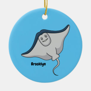 Adorno De Cerámica Ilustracion de personalizado de pescado de Stingra