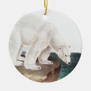 Adorno De Cerámica Ilustracion del oso polar (Ursus maritimus)