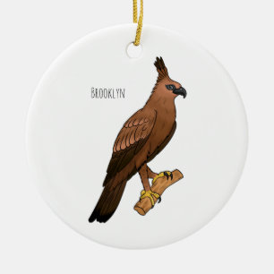 Adorno De Cerámica Ilustracion del personalizado de las aves de Javan