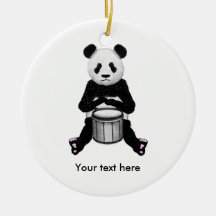 Ilustracion Panda Bear Drum