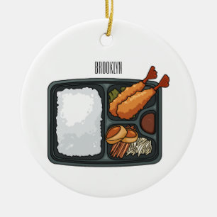 Adorno De Cerámica Ilustracion personalizado Bento