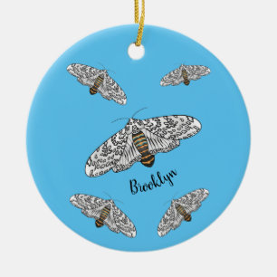 Adorno De Cerámica Ilustracion personalizado de mariposa leopardo gig